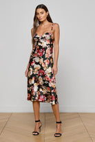 SOLAY BIAS CUT SLIP DRESS-Sassanova