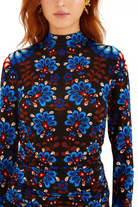 LATINA SCARF JERSEY BLOUSE - sassanova