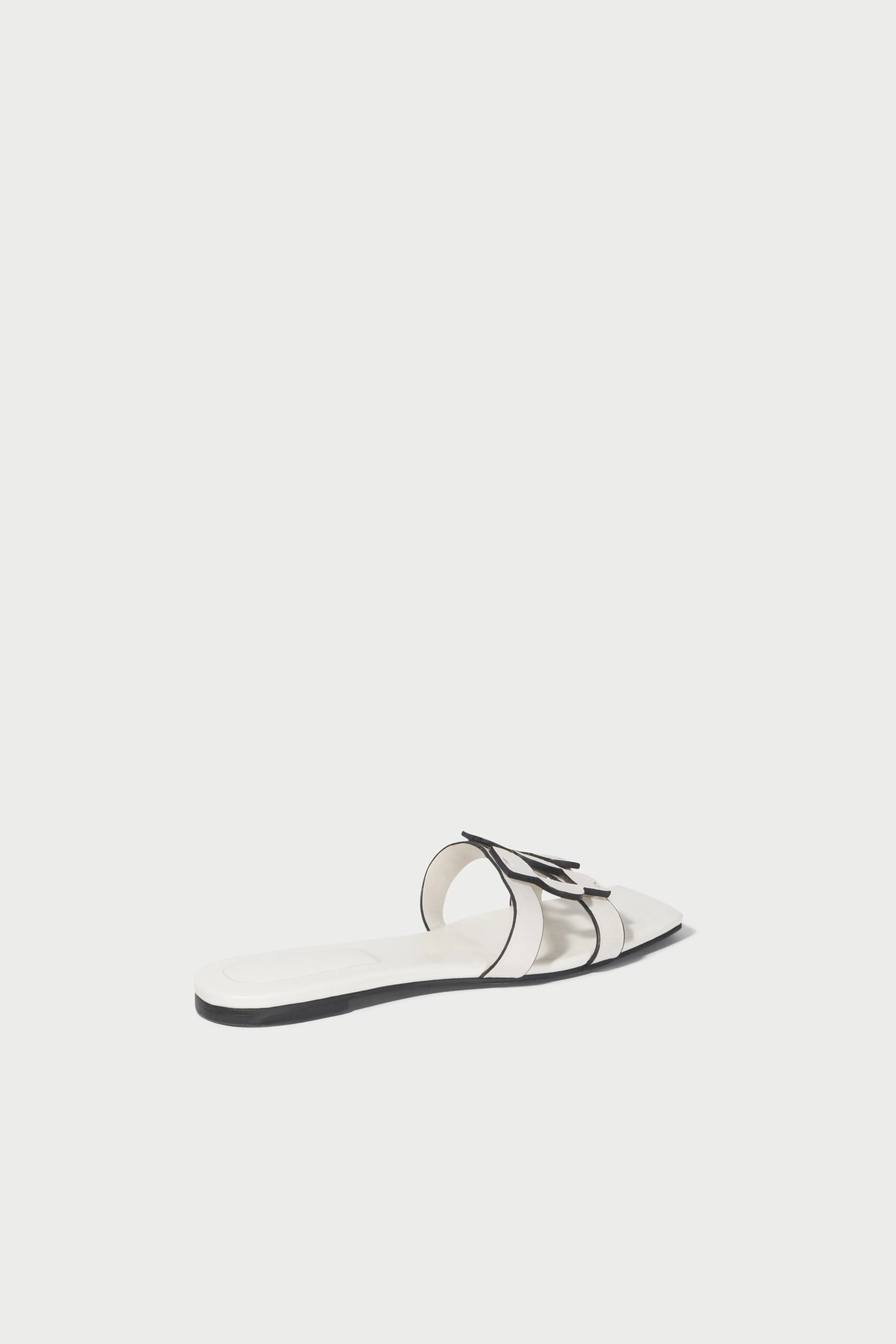 SIMKHAI MONOGRAM FLAT SLIDE - Shoes - Sassanova