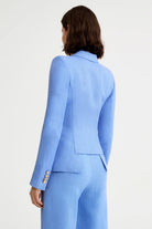 LINEN CLASSIC DUCHESS BLAZER - Jackets - Sassanova