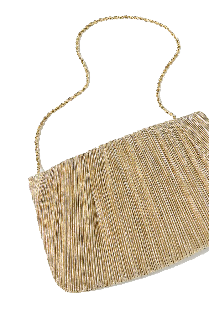 BRIT PLEATED POUCH - Sassanova