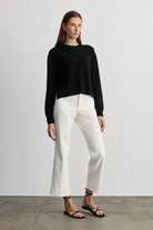 CROPPED NICOLE PANT - Pants - Sassanova