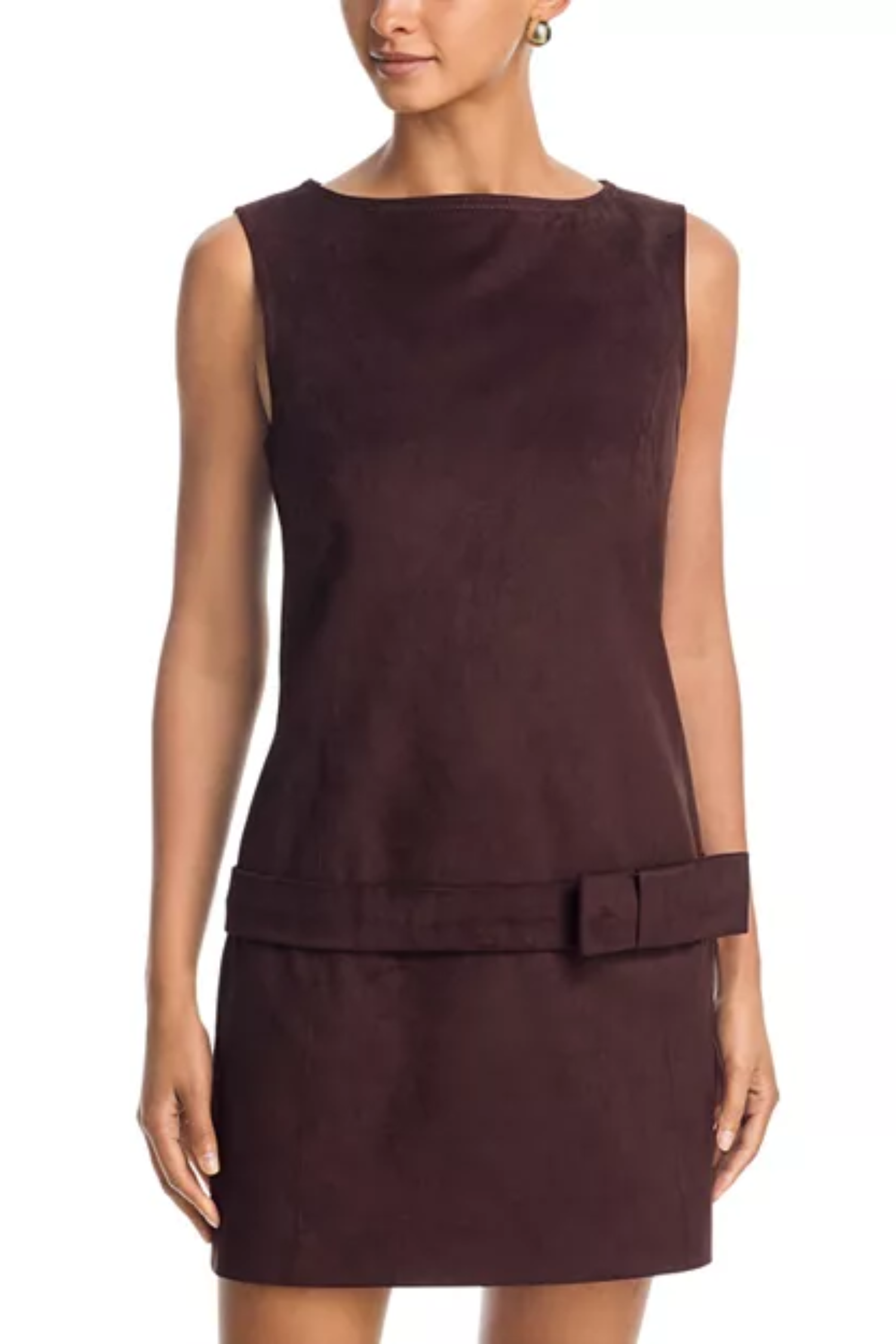 FERN FAUX SUEDE MINI DRESS Sassanova