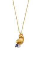 PEACOCK NECKLACE- IOLITE - Necklaces - Sassanova