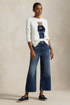 COTTON/LINEN BEAR USA PULLOVER - Sweaters - Sassanova