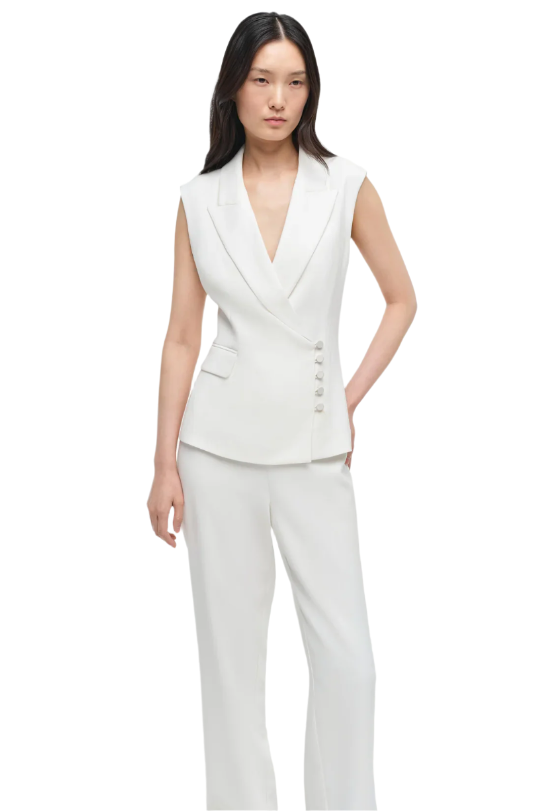 VALARIE BLAZER VEST - Vests - Sassanova