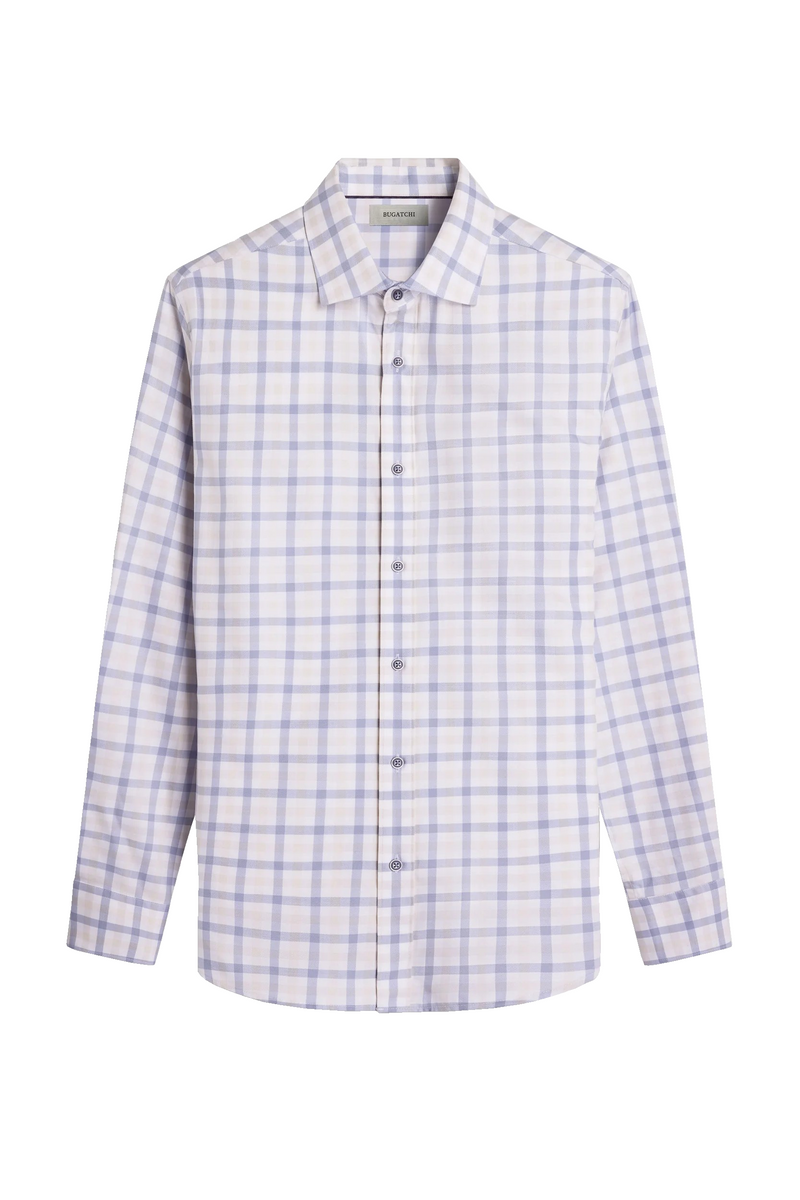 LONG SLEEVE AXEL WOVEN SHAPED SPORT SHIRT