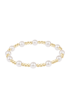 CLASSIC SINCERITY 6MM BRACELET- PEARL - Bracelets - Sassanova