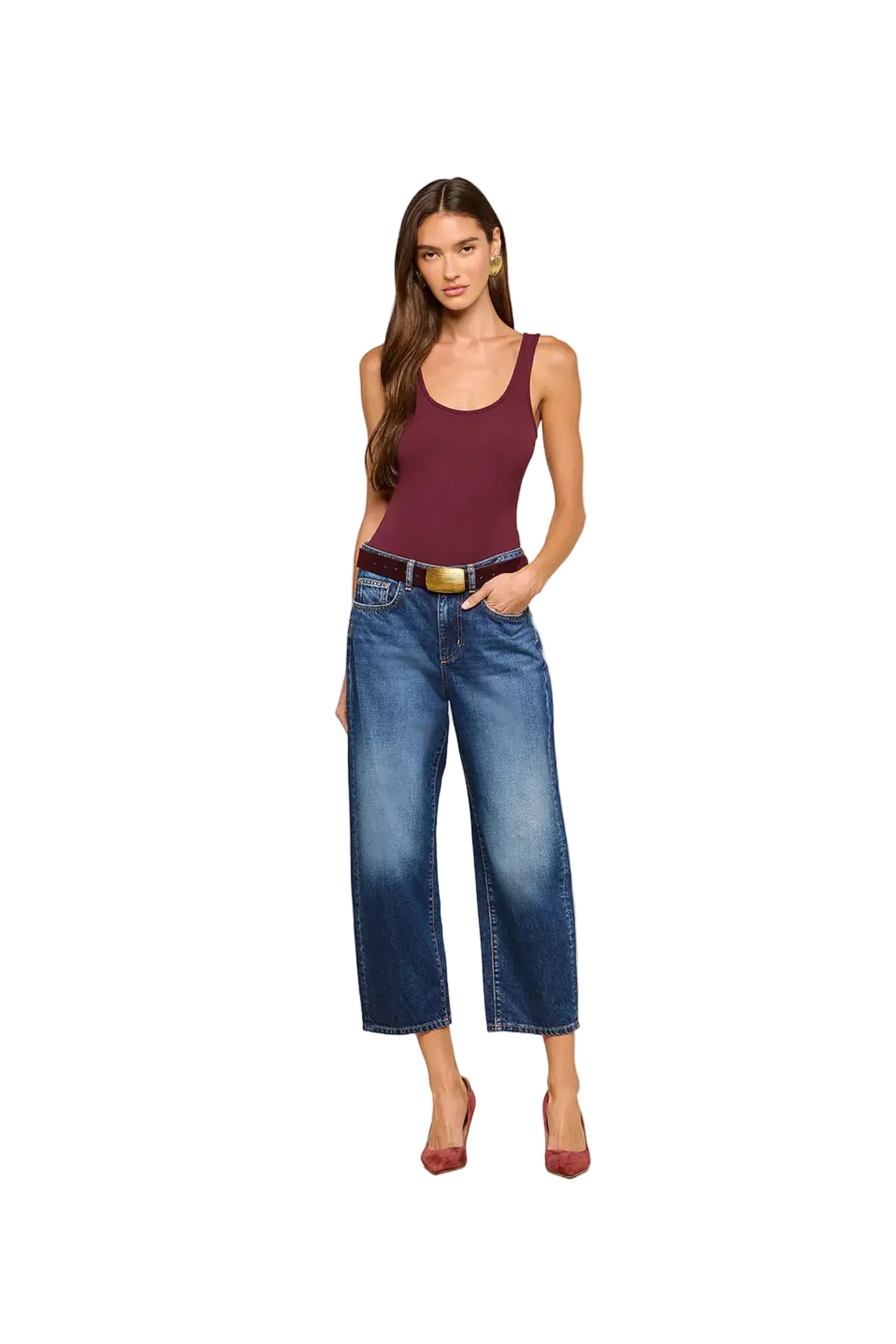 MALLIS BOW LEG JEAN Sassanova
