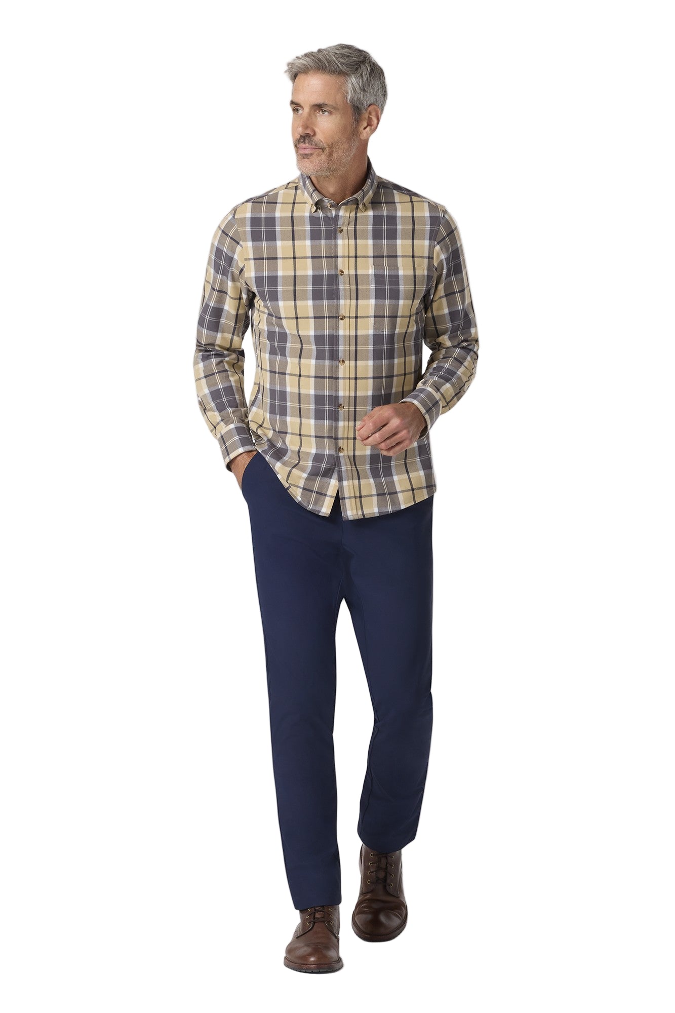 CITY FLANNEL LS SPORT SHIRT - Novaman