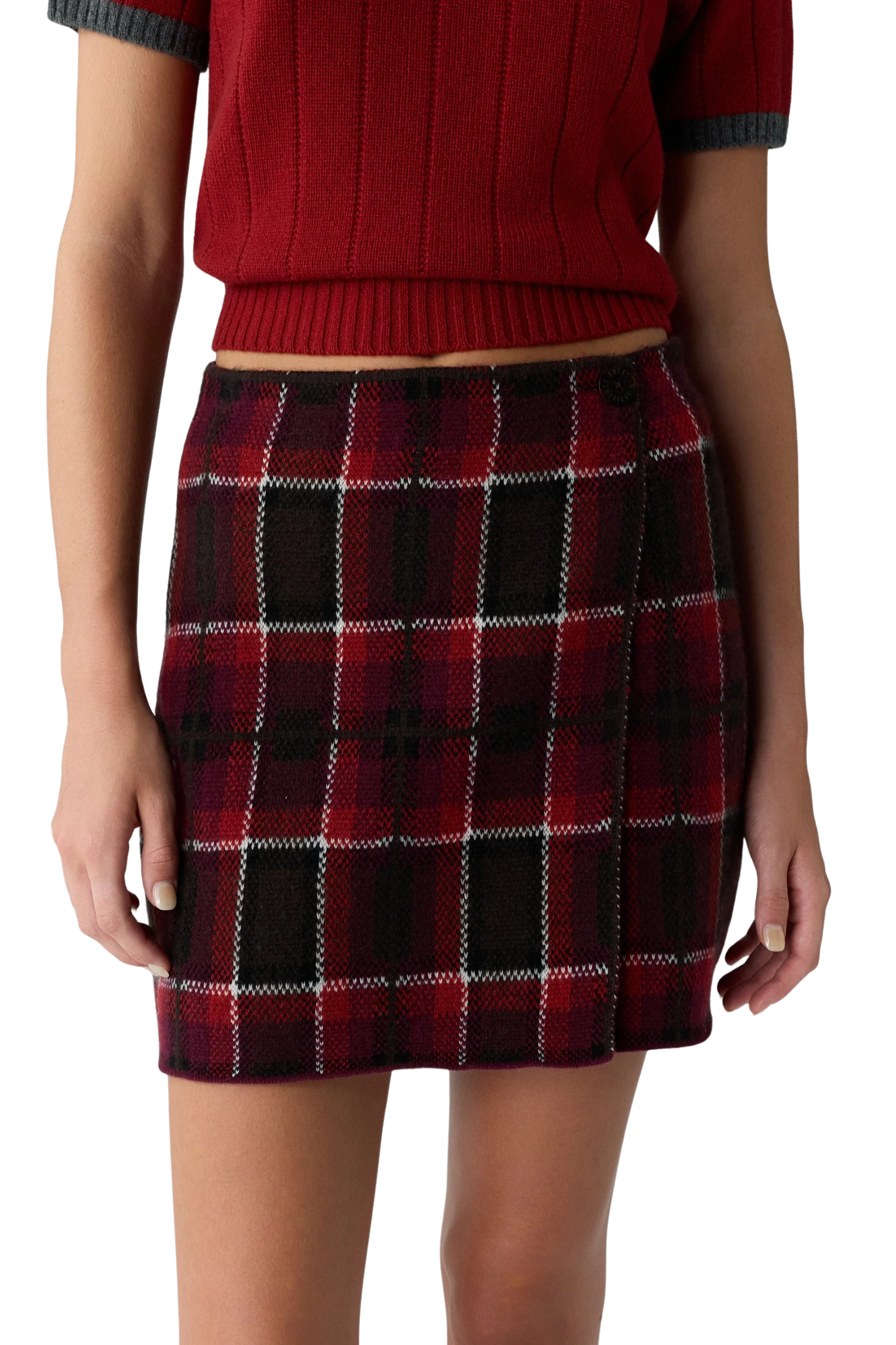 TARTAN MINI SKIRT Sassanova