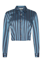 COSETTE CROP HIGH LOW SHIRT - Blouses - Sassanova