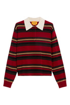 cropped stripe sweater-sassanova