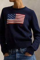 FLAG LONG SLEEVE PULLOVER - Sweaters - Sassanova