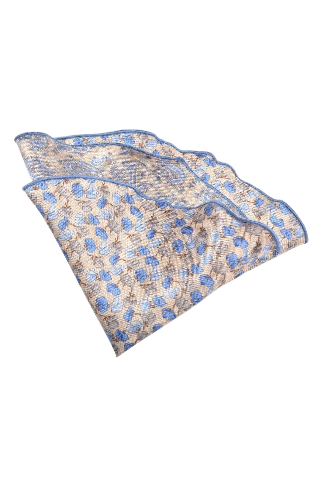 FLORAL SILK POCKET ROUND SAND OS
novaman