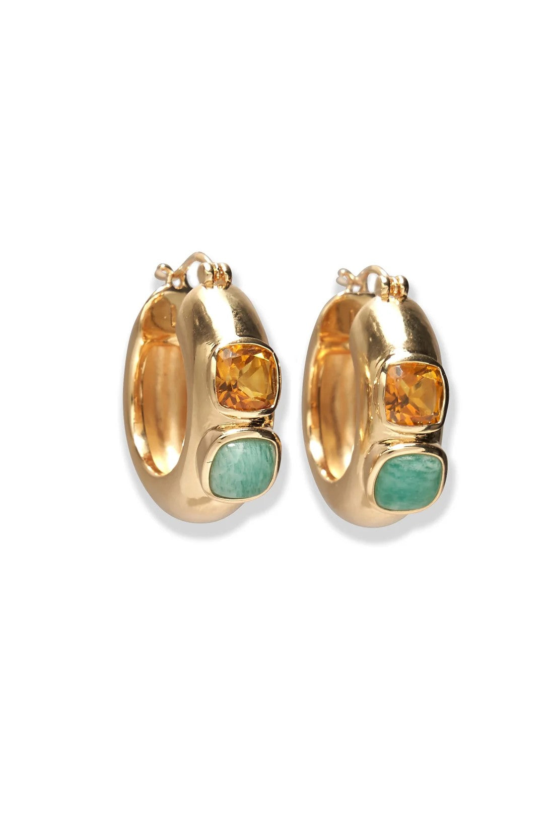 PIET HOOP EARRINGS- BITTER ORANGE - sassanova