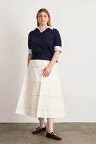 ESME SWEATER COMBO TOP - Sassanova