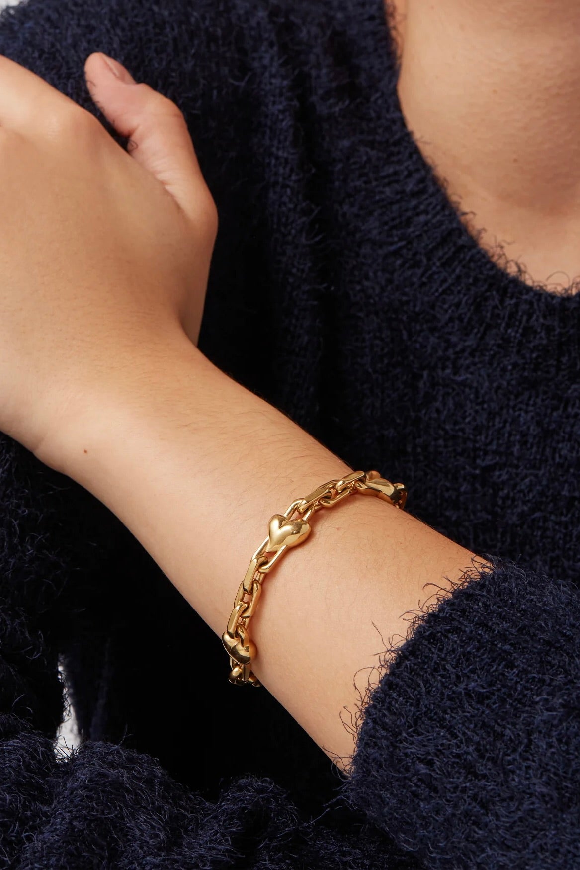 ART HEART CHAIN BRACELET
sassanova