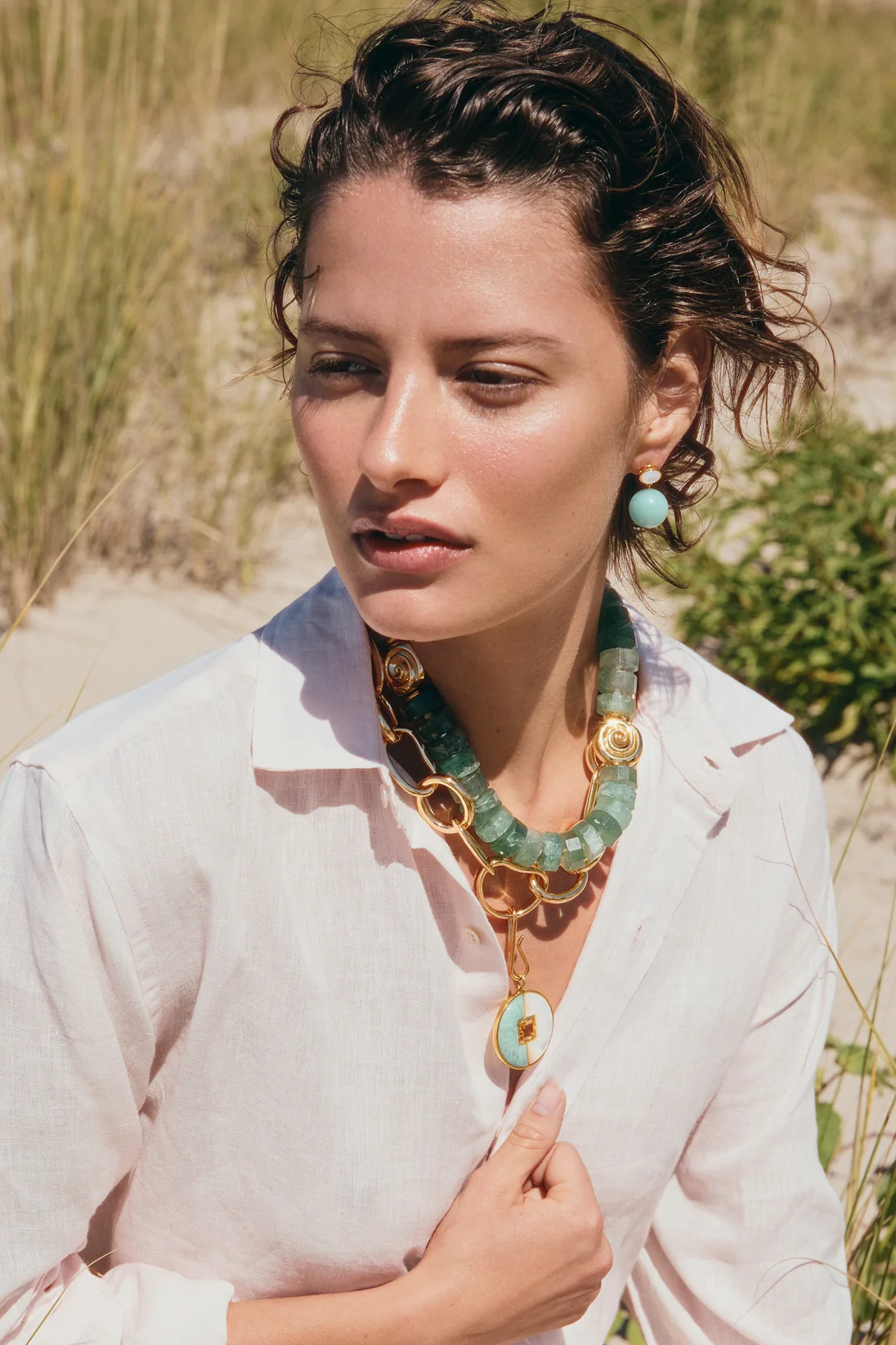 CORA DROP EARRINGS- MULTI - Earrings - Sassanova