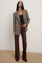 Rhys dickey jacket in black multi houndstooth-sassanova