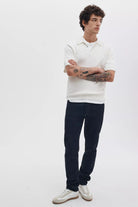 HARVEY RIBBED POLO - Polos - Novaman