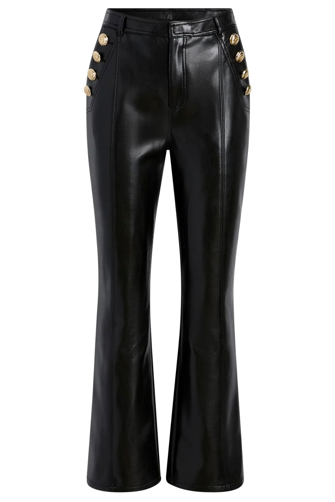VEGAN LEATHER CROPPED SUZETTE PANT
sassanova