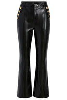 VEGAN LEATHER CROPPED SUZETTE PANT
sassanova