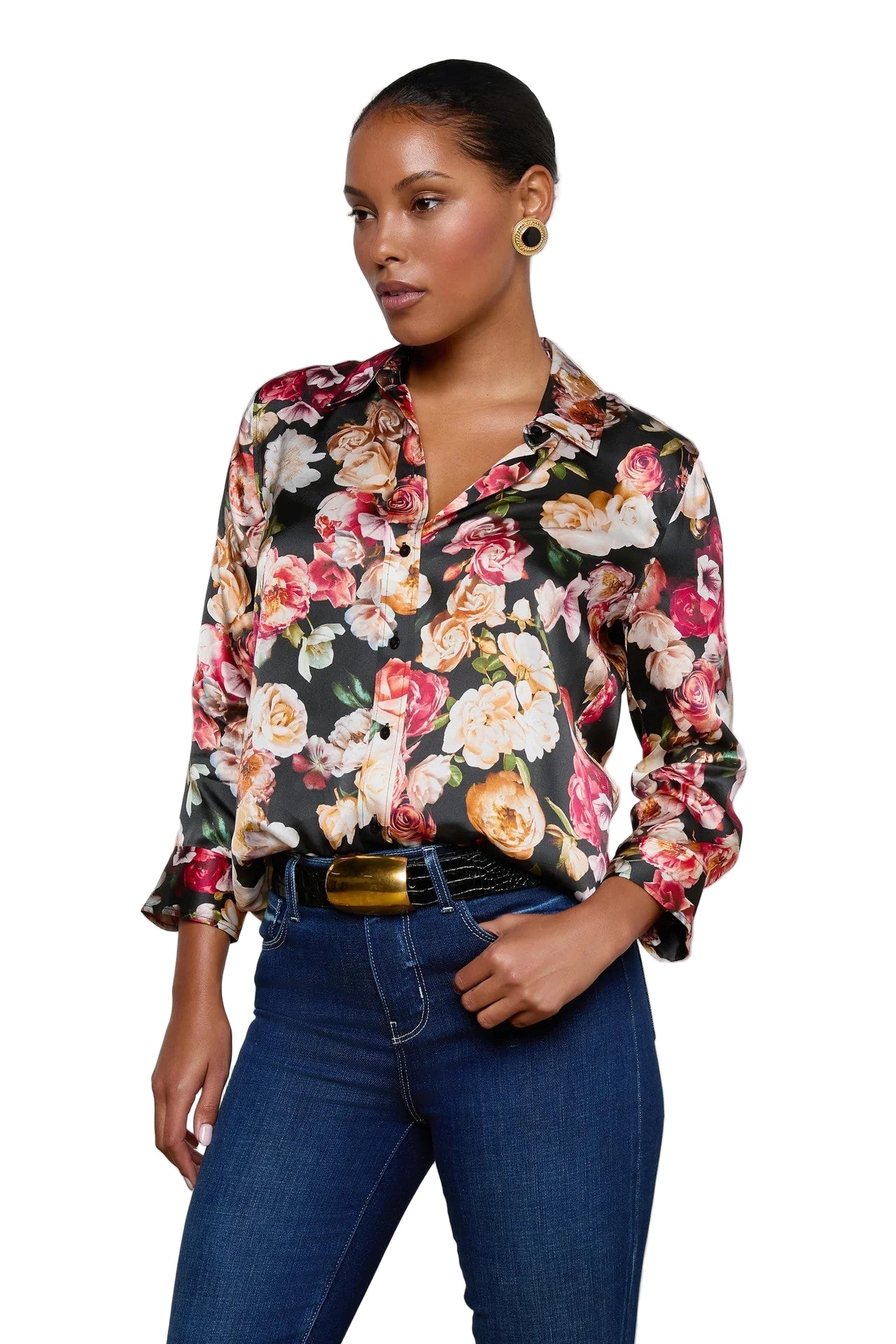 DANI 3/4 SLV BLOUSE-sassanova