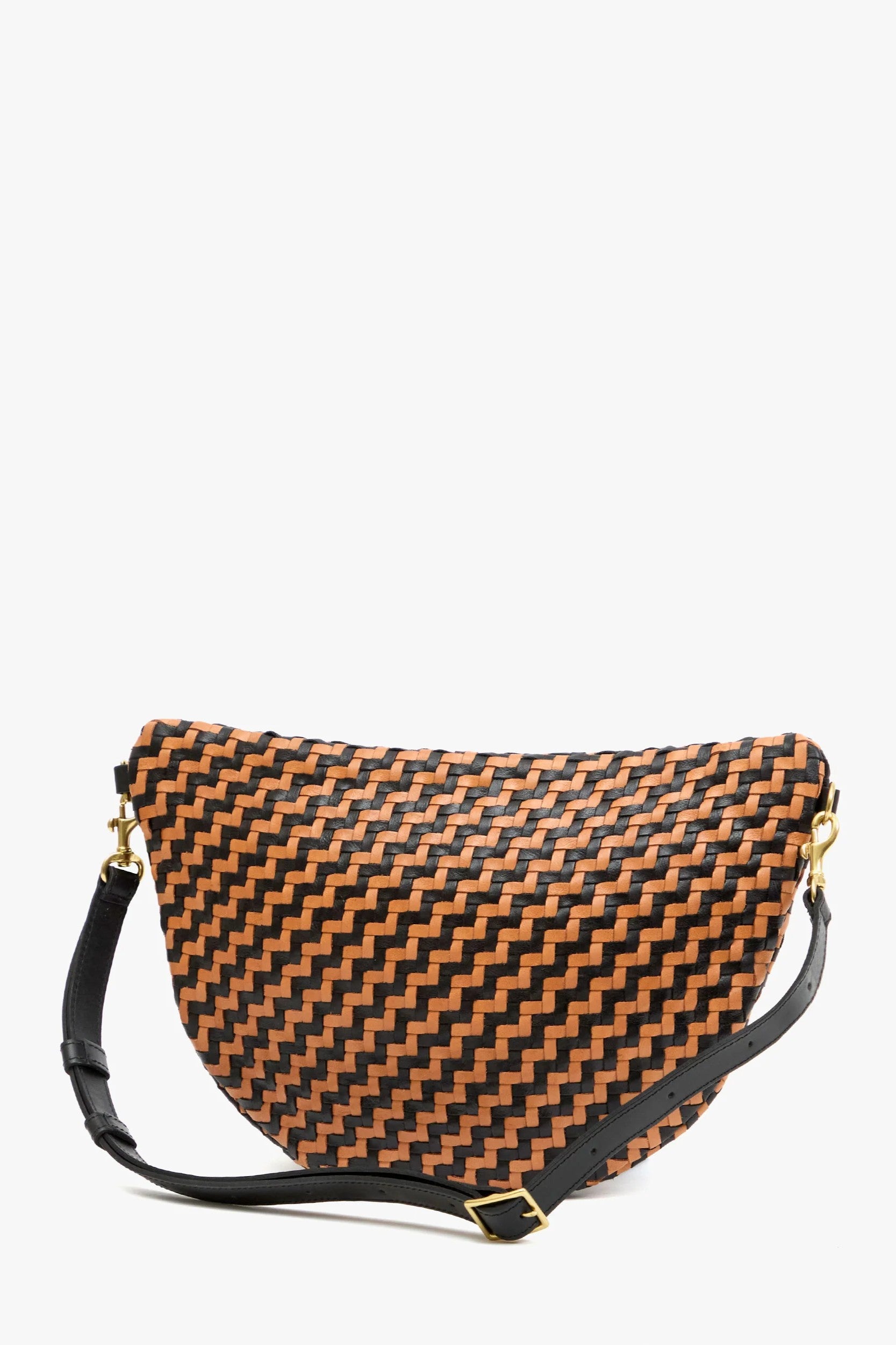 GRANDE FANNY WOVEN ZIG ZAG - Handbags - Sassanova