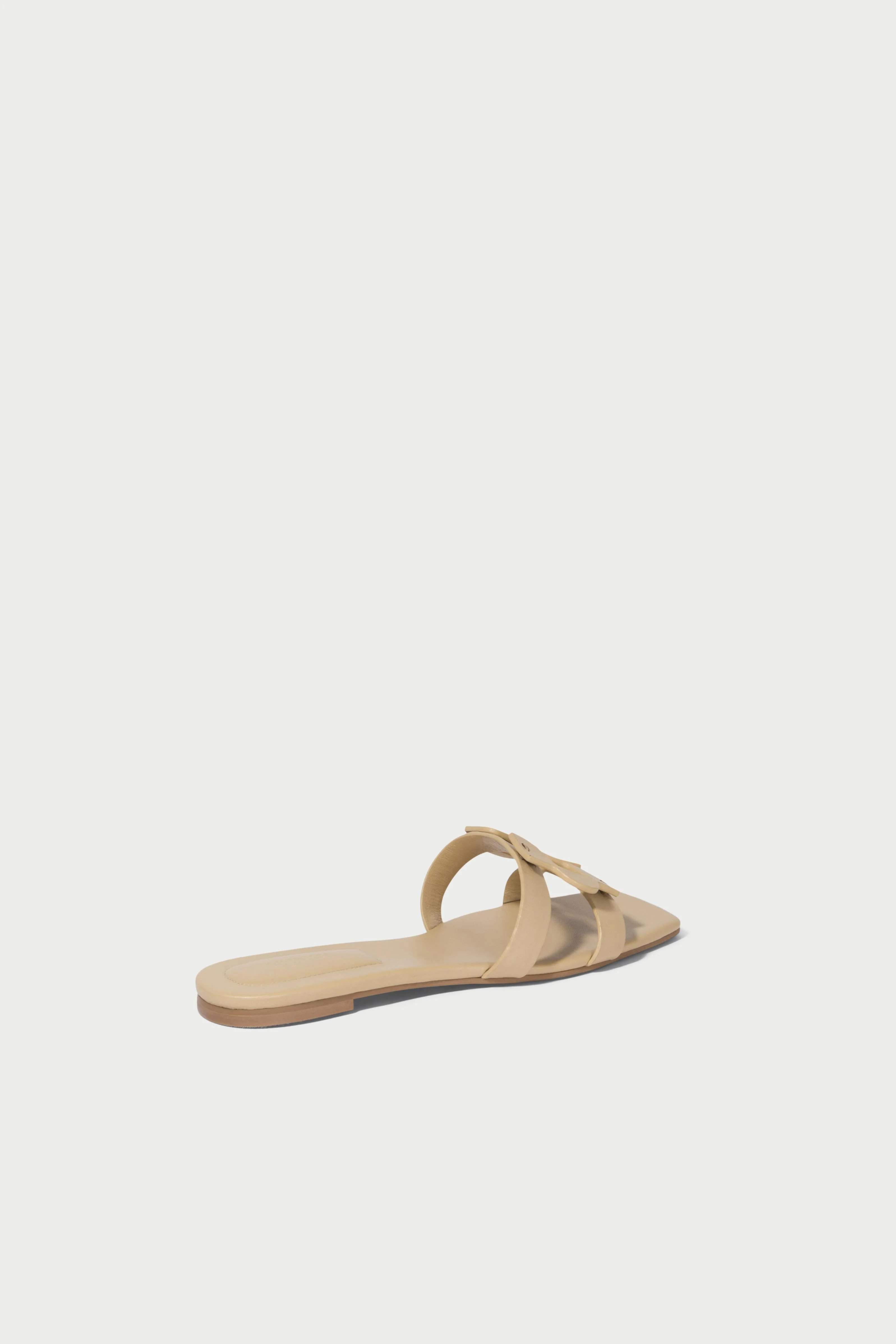 SIMKHAI MONOGRAM FLAT SLIDE - Shoes - Sassanova
