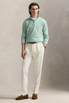 LONG SLEEVE TEXTURED 1/2 ZIP PULLOVER - Sweaters - Novaman