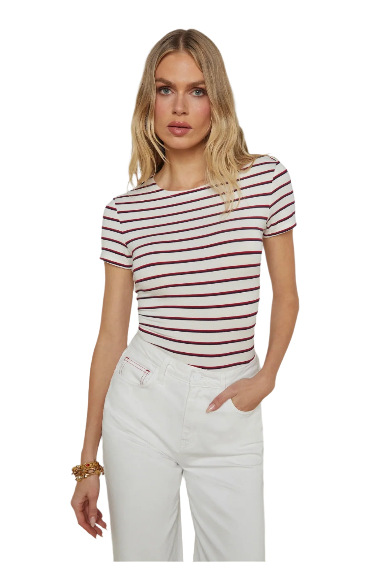 RESSI SS STRIPE TEE
sassanova