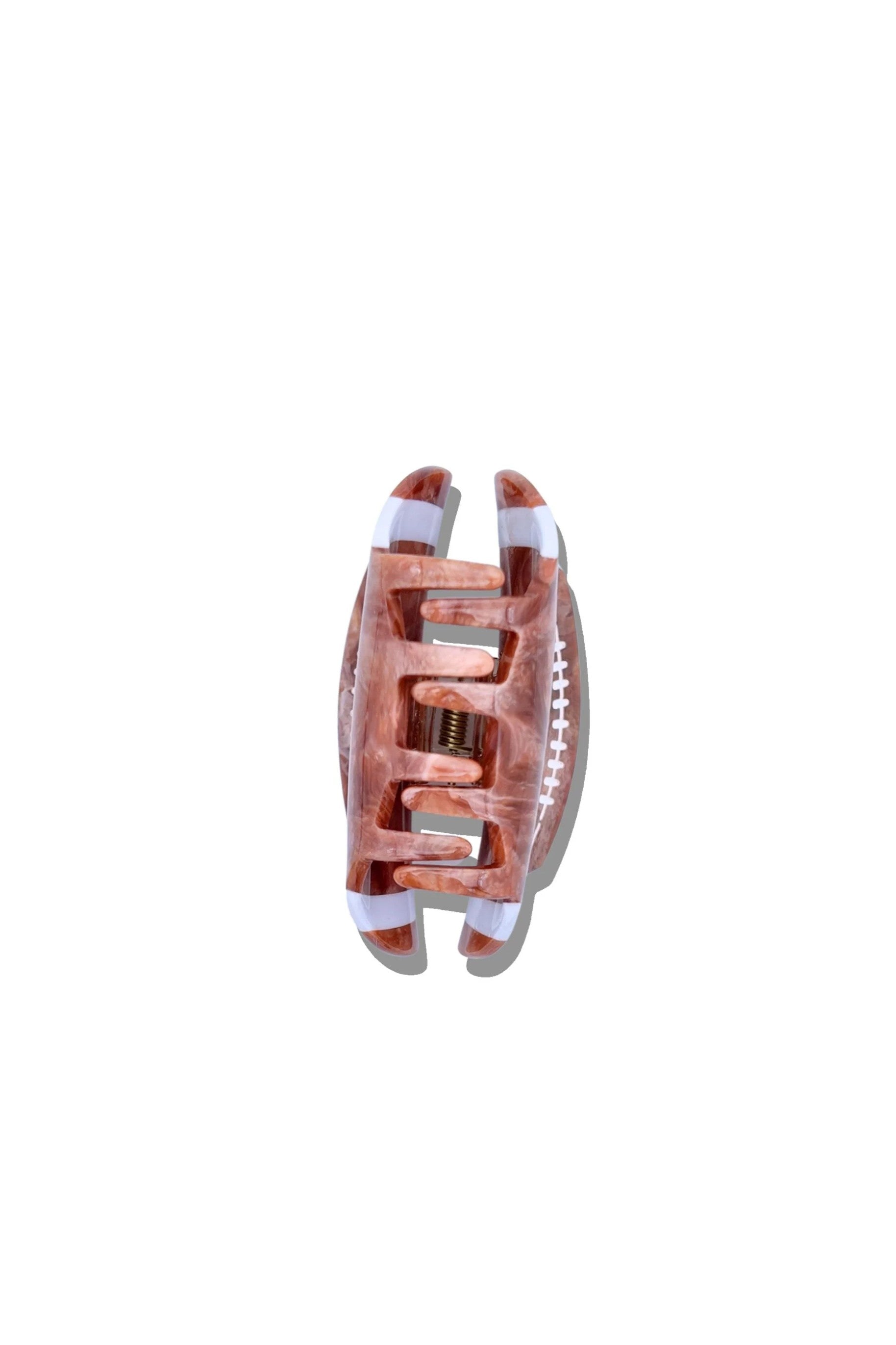 HAND PAINTED FOOTBALL HAIR CLIP - sassanova