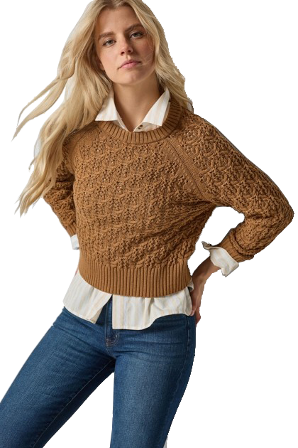 EASY SLV RAGLAN SWEATER (PA3215) - Sassanova