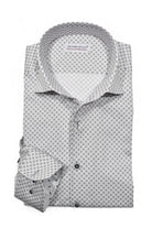 LONG SLEEEVE FLORAL MEDALLION DRESS SHIRT - Long Sleeved Shirts - Novaman