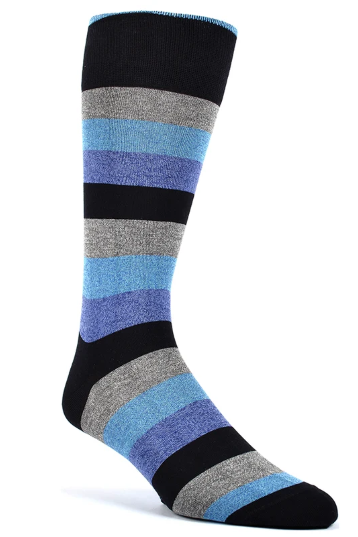 THICK BAR STRIPE SOCK GREY Sassanova NovaMan