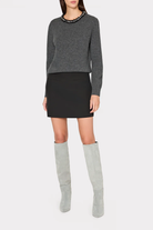 EMBELLISHED CREWNECK SWEATER-Sassanova