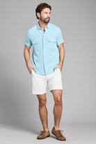 COTTON KNIT SPORT SHIRT - Short Sleeved Shirts - Novaman