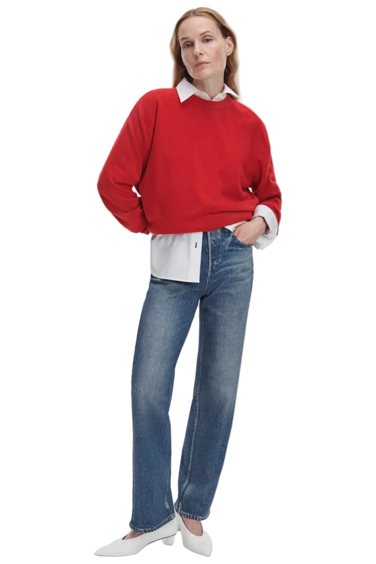 MIRAMAR TERRY SHEA ANKLE STRAIGHT JEAN Sassanova