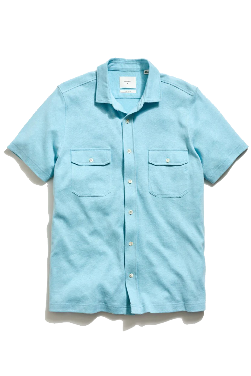 COTTON KNIT SPORT SHIRT - Short Sleeved Shirts - Novaman