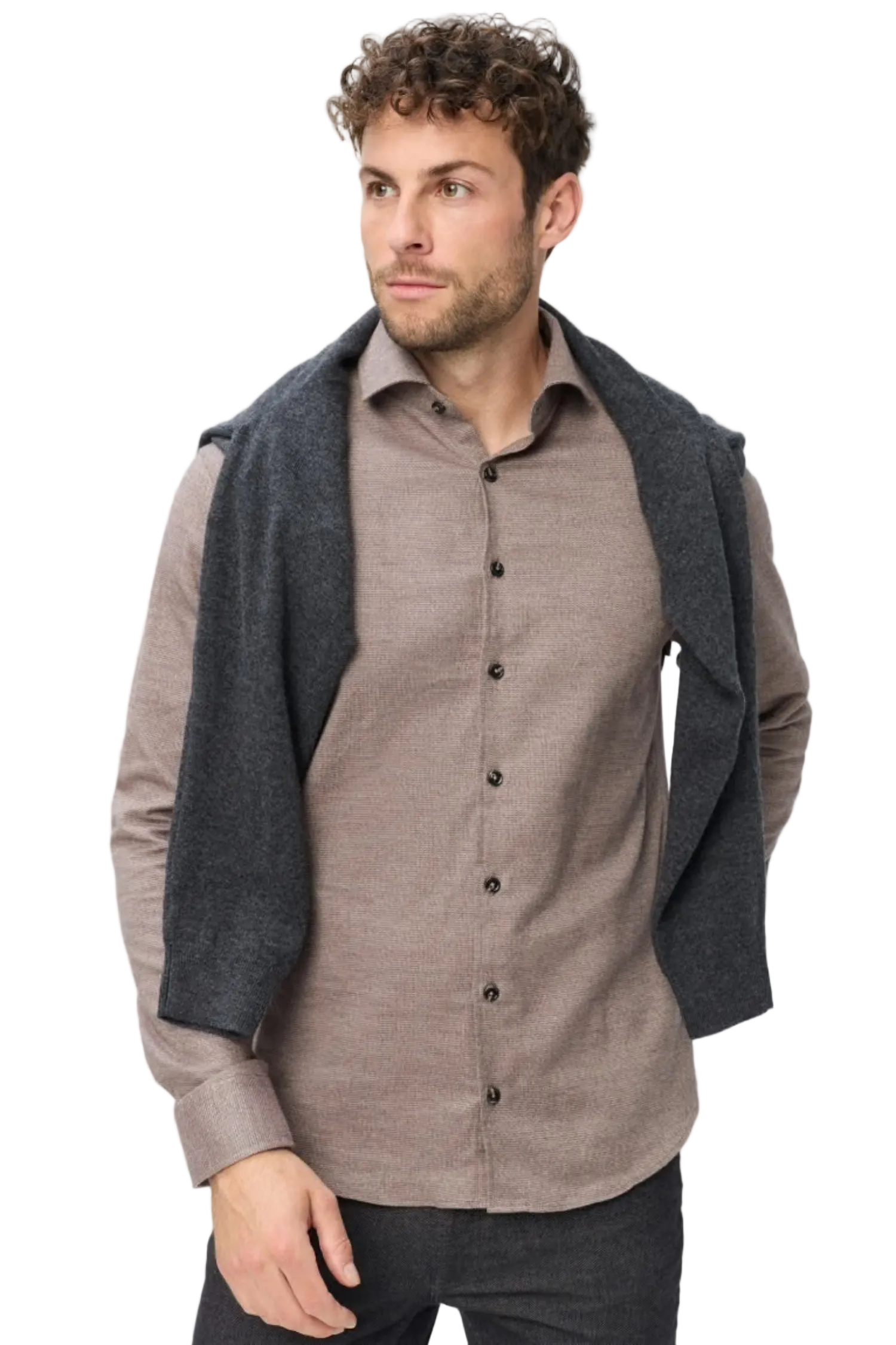 HAROLD U LIGHT FLANNEL SPORT SHIRT Sassanova