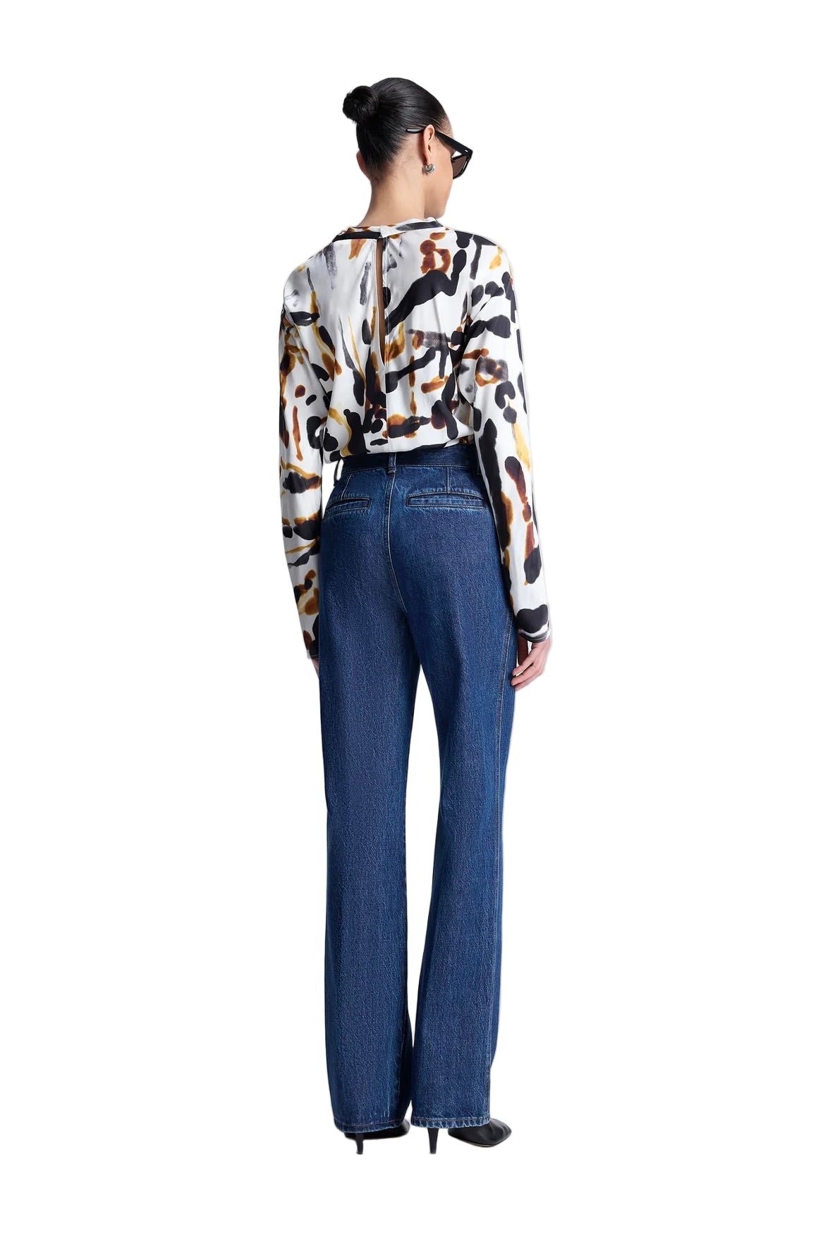 GEORGIA PRINTED TOP - Blouses - Sassanova