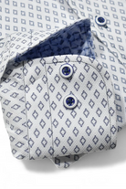 LONG SLEEVE DIAMOND DRESS SHIRT - Long Sleeved Shirts - Novaman