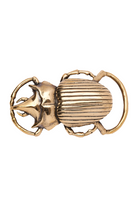 GOLD BEETLE BUCKLE - Belts - Sassanova
