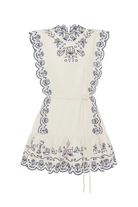 LEELA EMBROIDERED MINI DRESS - Dresses - Sassanova