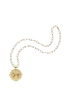 COURAGE YEAR OF HORSE NECKLACE- DRAWN LINK CHAIN-Sassanova