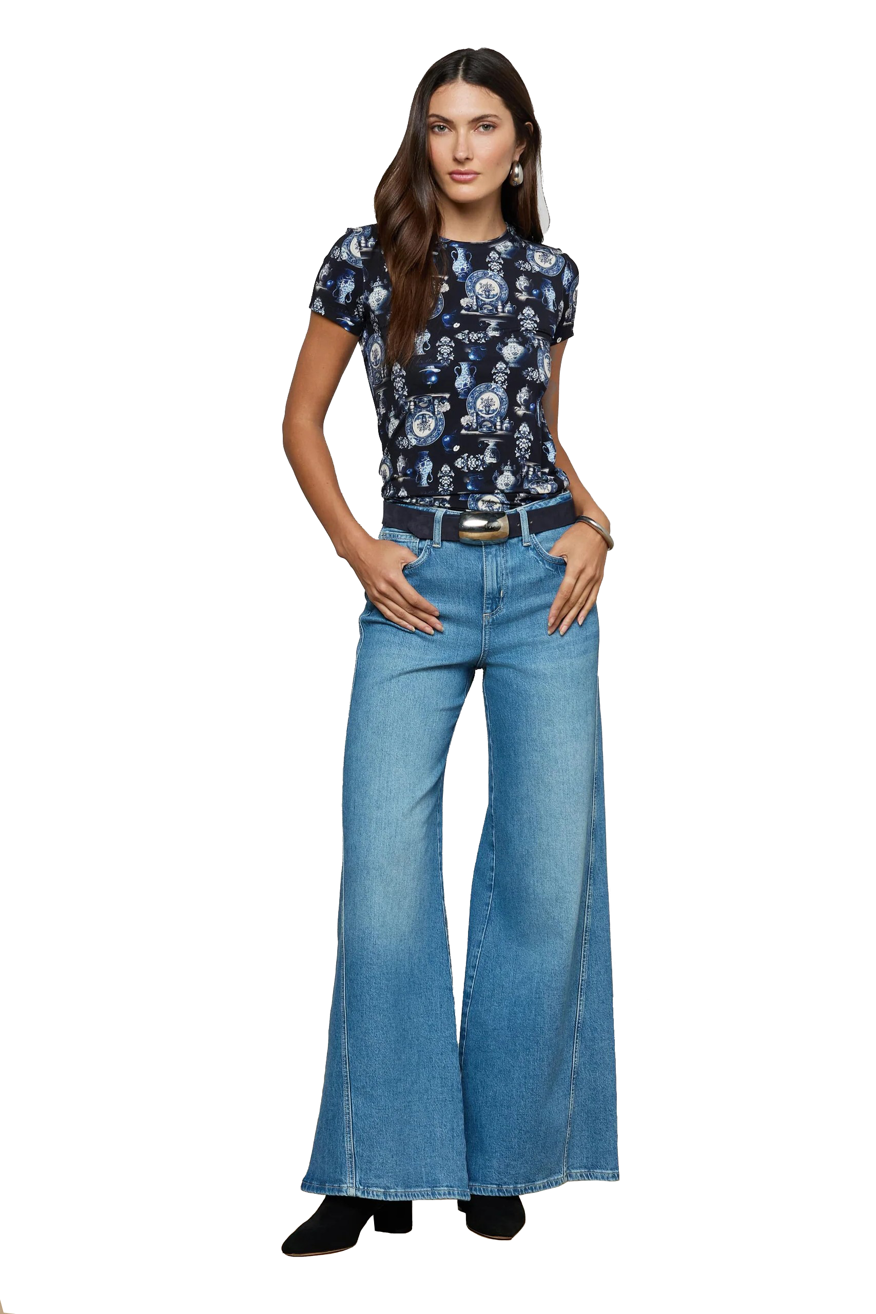 RESSI SS PORCELAIN TEE - T-shirts - Sassanova