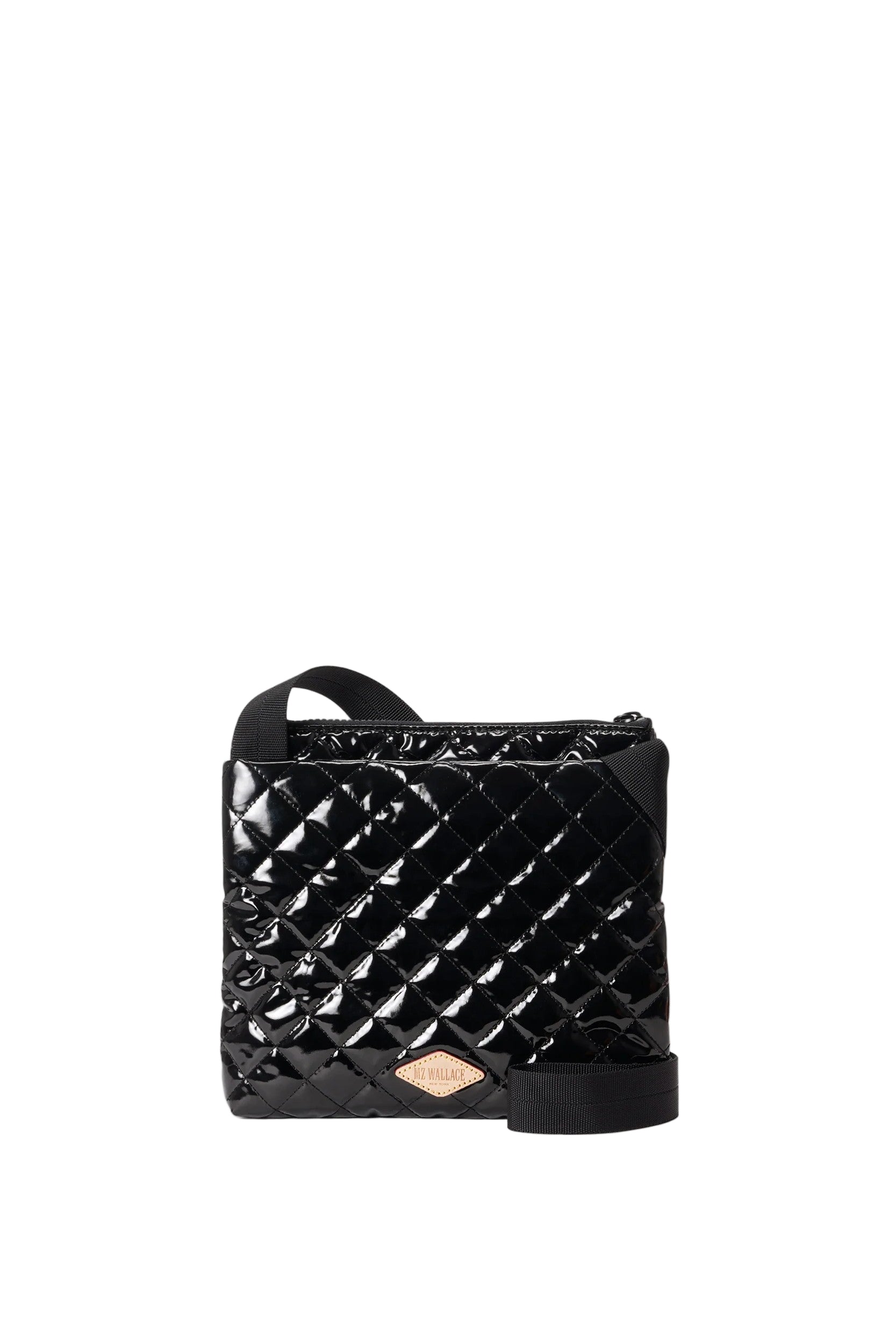 METRO FLAT CROSSBODY LACQUER-Sassanova