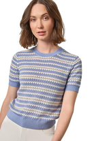 NOVELTY STRIPE CREWNECK SWEATER - Sweaters - Sassanova
