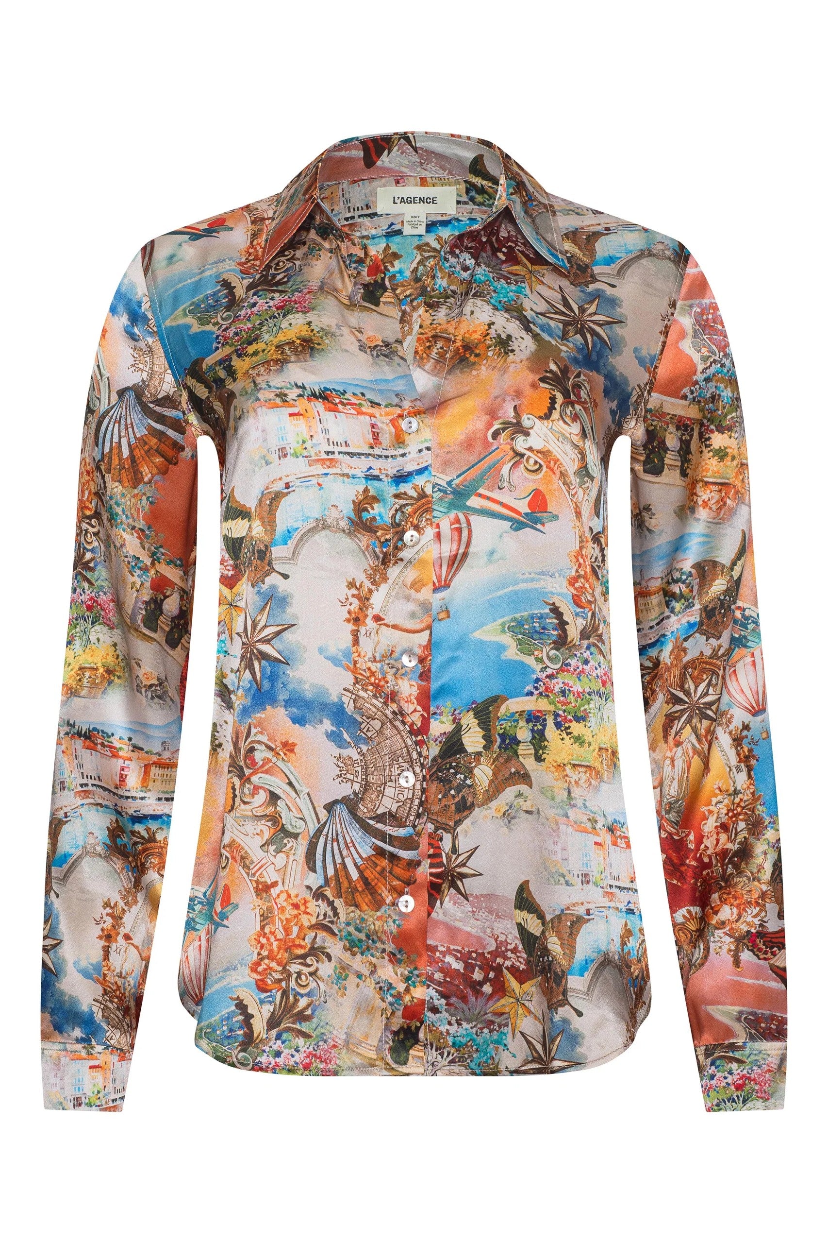 TYLER L/S BLOUSE-Sassanova